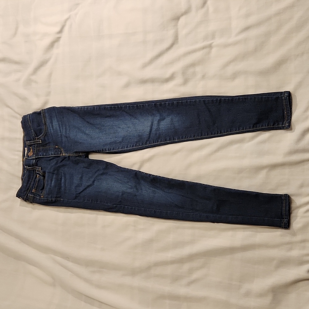 Levi's jeans 720 High Rise Super Skinny women's 24 blue denim red tab